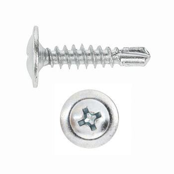 Саморезы прессшайба BROZEX 4,2*19 сверло (10кг) промтара  *10