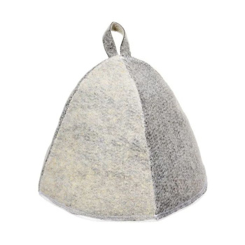 Шапка банная "Фуражка" комби "Hot Pot", войлок 100% *1/20