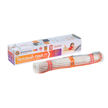Мат нагревательный 3х0.5 м Теплолюкс Tropix, 240 Вт, 1.5 м² Мат нагревательный 3х0.5 м Теплолюкс Tropix, 240 Вт, 1.5 м²