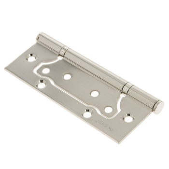 Петля без врезки 125*75*2,5мм НИКЕЛЬ матовый NIS (комплект 2шт.) AVERS *1/6/48