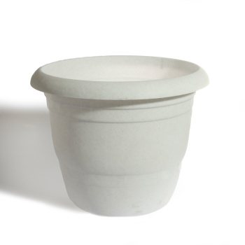 Кашпо пластм. "Toprak" 13,0л d верха 335мм h260мм с поддоном Мрамор А5250мр (Копейск)   *1/10