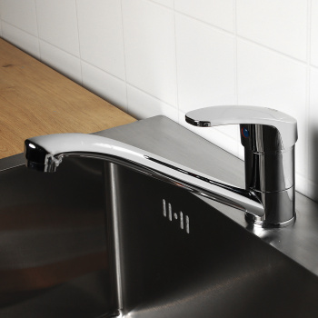 Смеситель для кухни Roegen RC001A, длинный излив, рычажный