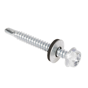 Саморезы кровельные BROZEX 6,3*51 цинк (1500шт) промтара к *1