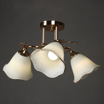 Люстра Verner Lighting А2664/3, 40 Вт, Е27, 3 лампы, золото