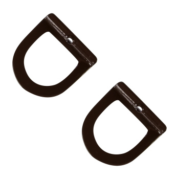 Ручка москитной сетки металл цвет коричневый, 2 шт.*1/15