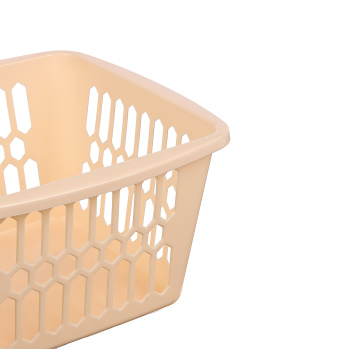 яяяКорзина для хранения пластм. 202х202х109мм (2,5л)  арт.532 ("Полимербыт") *1/8