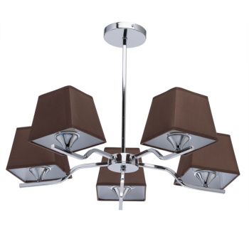 Люстра De City, Е27, 5 ламп, 60 Вт, цвет хром Люстра De City, Е27, 5 ламп, 60 Вт, цвет хром