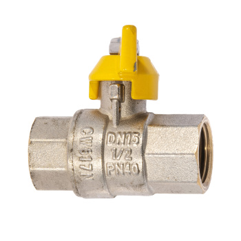 Кран шаровый 1/2" (Ø15) ГАЗОВЫЙ М/М бабочка VALTEC VALGAS 277 *1/16