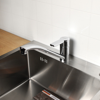 Смеситель для кухни IDDIS Sena SENSB00i05, длинный излив, рычажный