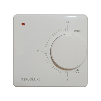 Терморегулятор Теплолюкс LC 001, механический, белый Терморегулятор Теплолюкс LC 001, механический, белый