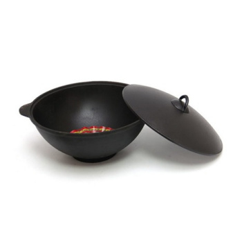 яяяКазан чугунный  4,0л с Крышкой, d верха 303мм (4,0-КАл) арт.940 (Балезино) *1