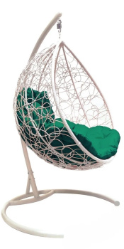 Кресло подвесное Капля M-GROUP, до 120 кг, с подушкой, коричневый