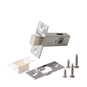 яяяЗадвижка дверная врезная д/дерев.дверей ХРОМ L-0126-CR В2В АПЕКС *300