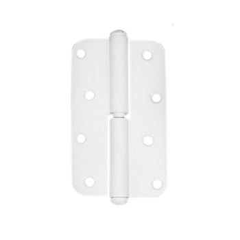 Петля накладная полимер.110мм белая ЛЕВАЯ СКОБИС *50