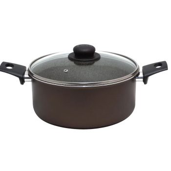 Кастрюля алюм.а/приг. Jarko "MERLETTO" 4,5л d24см Стек.кр. JMr-224-11 *1/4