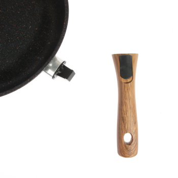 Сковорода алюм. а/приг.литая Kukmara "Granit ultra INDUCTION"blue d28см Съем.р. сгги282а *1/4