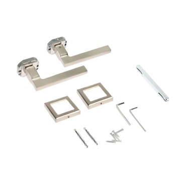 Ручка раздельная НИКЕЛЬ матовый A 206 SN Фабрика Замков *1/5/20