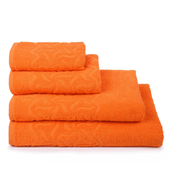 Полотенце махровое 30*70см Радуга цв.17-1350 оранжевый ПД-2701-04352 *10/80