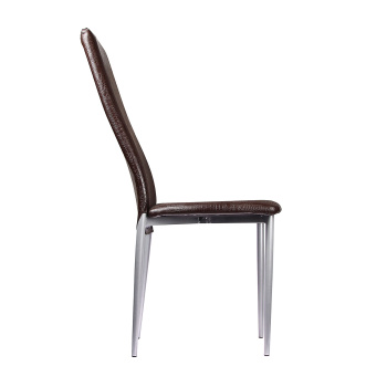 Стул FORPOST Волна, 40x98x58 см, шоколадная рептилия, коричневый