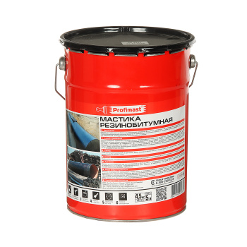 Мастика битумно-резиновая 5 л Profimast, гидроизоляционная