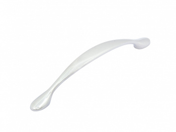 Ручка-скоба 128мм ХРОМ матовый 1082.128 РС/115137 Палладиум *10/25/250