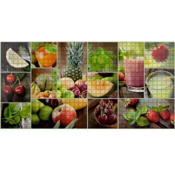 Панель стеновая ПВХ "ДЕКОПАН" Мозайка Смузи (956*480 мм) *10