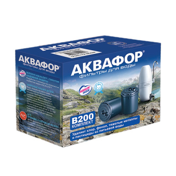 Картридж Аквафор В-200-Ж умягчающий (упак. 2 шт.) к "Модерн" арт.А259 *1/8