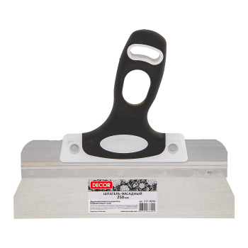 Шпатель фасадный 250мм нержавеющая сталь ручка 2-х компонентная (арт.317-0250) Декор *1/10/60