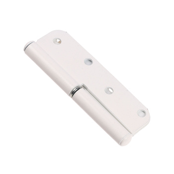 Петля накладная полимер.110мм белая ЛЕВАЯ СКОБИС *50