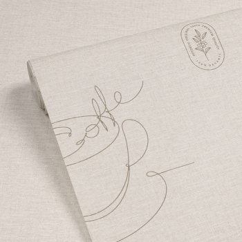 Обои  флиз Ateliero Cafe (беж.) 589692 1.06*10м *6