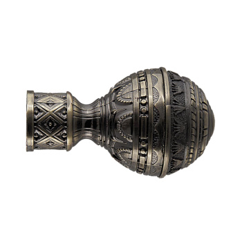 Наконечник для кованного карниза DIY 16мм Люксор Золото антик(2шт) *1