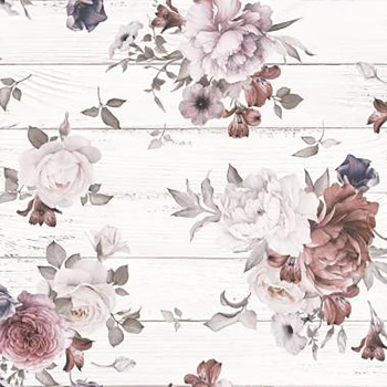 яяяДекор-панно Шебби Шик белое 400*600*8 1606-0006-1001 (из 2-х плиток) Ласселсбергер *1