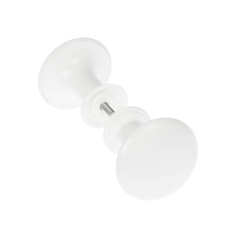 Ручка КНОПКА РК1-7 белая пластмасса Кунгур *25/250