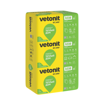 Утеплитель Vetonit Теплый дом плита, 100 мм, 7 плит, 5 м² Утеплитель Vetonit Теплый дом плита, 100 мм, 7 плит, 5 м²