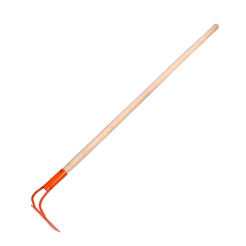 Тяпка сварная заточная 95*120*60 оранжевая с черенком  *1/10