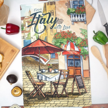 Полотенце саржа 40*73см Италия Этель *5 *ВИТРИНА