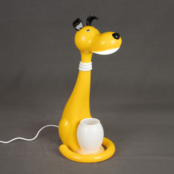 Светильник настольн. Старт СТ63 (собака желтый) 220В (светодиод. 5Вт) *1/8