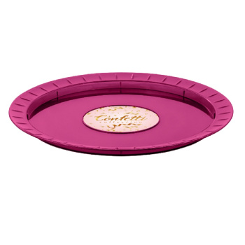 Блюдо пластм. "Confetti" д.310мм Коктельная вишня SE300510595 ("Sugar Spice") *1/10