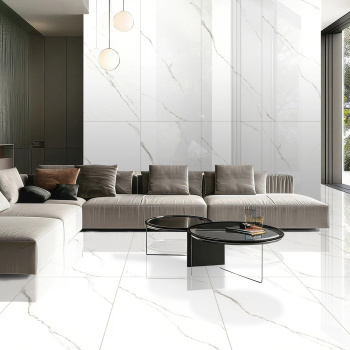 Керамогранит 1.44 м² Global Tile GT1206015103PR, 1200х600х8.5 мм, белый