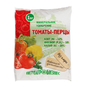 Удобрение Томаты и перцы 1кг (Пермагробизнес) *20 Удобрение Томаты и перцы 1кг (Пермагробизнес) *20