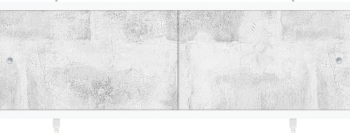 Экран под ванну "Ультра легкий" Бетон 1,68м *2