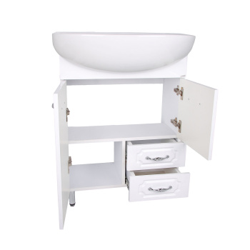 Тумба /LOGRO/ "Пинта 60/2" (выписывать раковину ERICA (АЭ234) Cersanit) *1/8