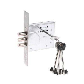 Замок врезной КОРПУС R12/S6-CR  хром, сув.механизм,хром,3 ригеля Avers *1/40