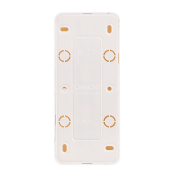 Розетка "IONICH" ОП 3-мест. белая б/з 10А IP20 1445 *10