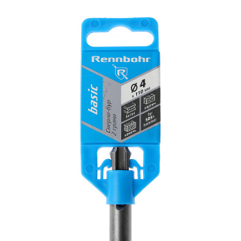 Бур по бетону  4*110мм SDS-plus 2 грани арт.690411 Rennbohr Basic *1/25/200 Бур по бетону  4*110мм SDS-plus 2 грани арт.690411 Rennbohr Basic *1/25/200
