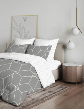 Постельное белье 2сп-М бязь Василиса 20270/1 Рубикон, наволочки 70*70 - 2шт *1/6