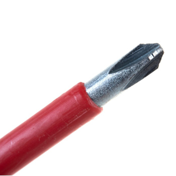 Отвертка диэлектрическая крестовая №2 цинк на подвесе (НИЗ) *1/25