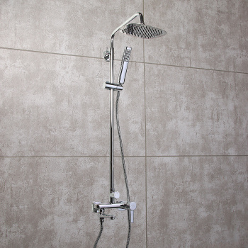 Смеситель д/ванны со стойкой для душа + ручной душ DEVIDA, коллекция MONTI DVS1827-24 *1