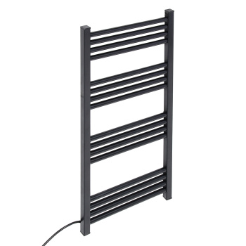 Полотенцесушитель электрический лесенка Статус 350х800 25"сталь 16 полок черный TERMAX TEL93580-3 *1