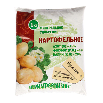 Удобрение Картофельное 1кг (Пермагробизнес) *20/980 Удобрение Картофельное 1кг (Пермагробизнес) *20/980